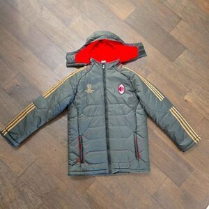AMC Milan Soccer ADIDAS Championship League 2011 Winter Coat size M